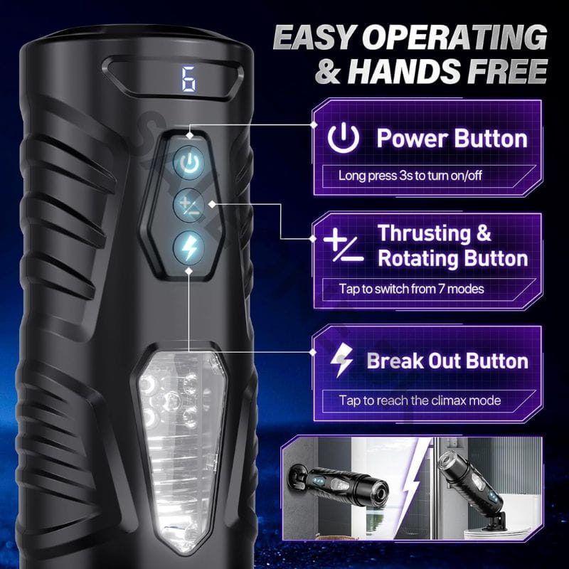 EINSEO AI Interactive Male Masturbator | Smart Sex Toy