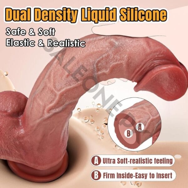 Realistic Huge Dildo Sex Toys | 10.8" Silicone | Pakistan