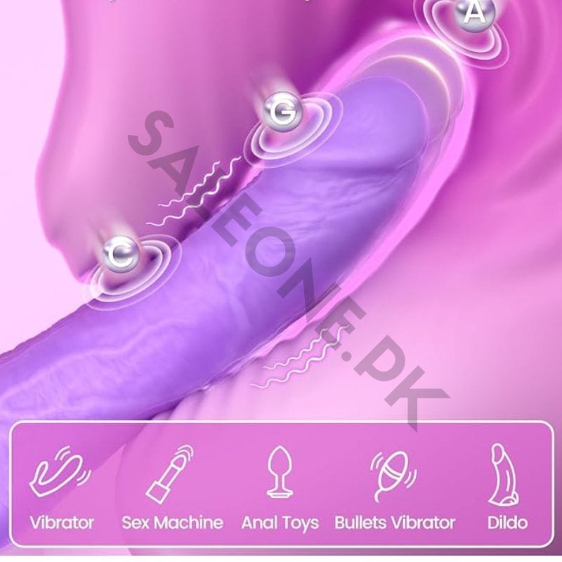 9-inch G Spot Dildo Vibrator | Thrusting Sex Toy