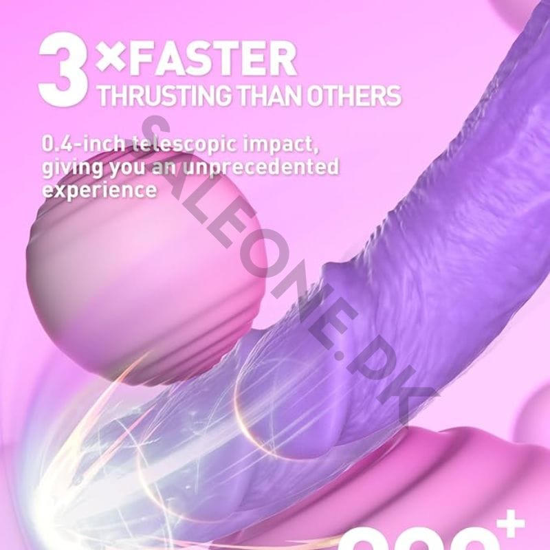 9-inch G Spot Dildo Vibrator | Thrusting Sex Toy