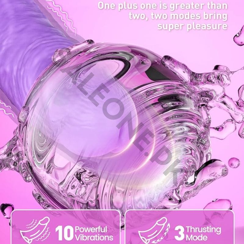 9-inch G Spot Dildo Vibrator | Thrusting Sex Toy