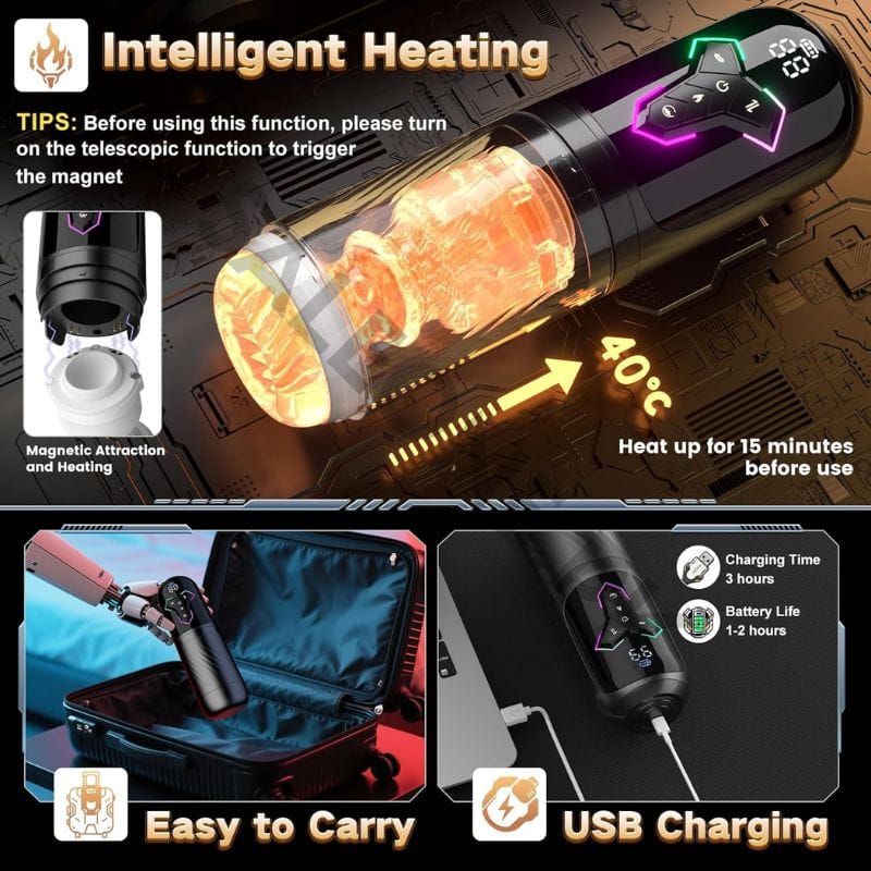 5-1 Heating Male Masturbator Penis Pump In Pakistan