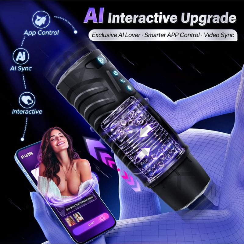 EINSEO AI Interactive Male Masturbator | Smart Sex Toy