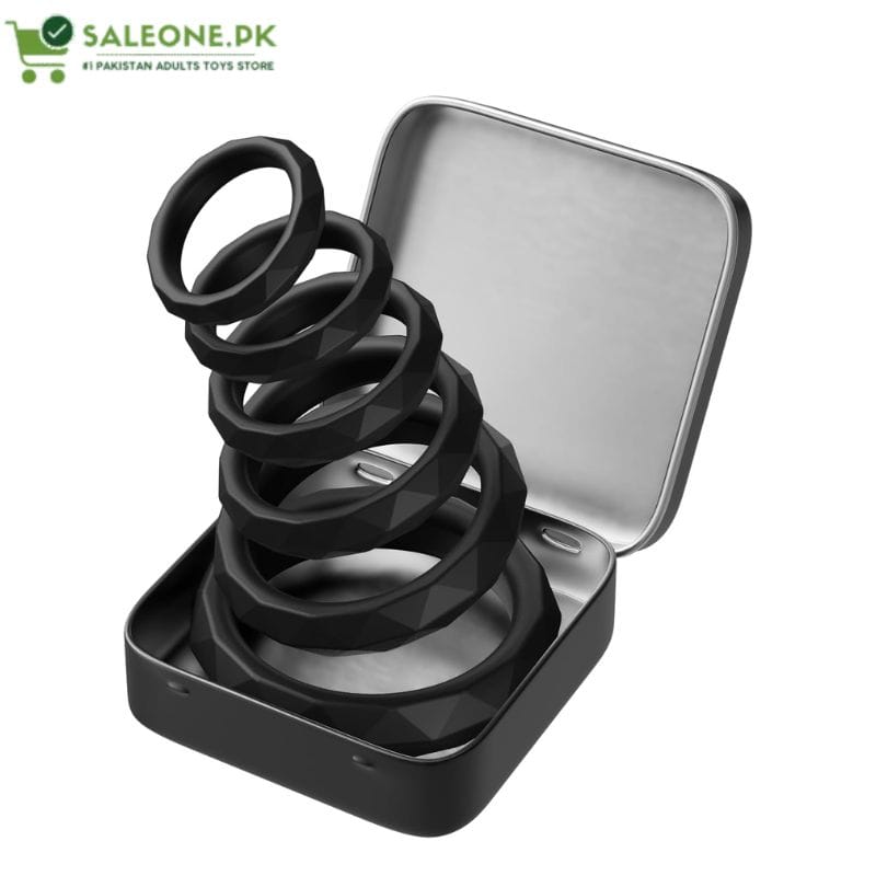 Kaiagame 6 Silicone Cock Rings | Erection Aid