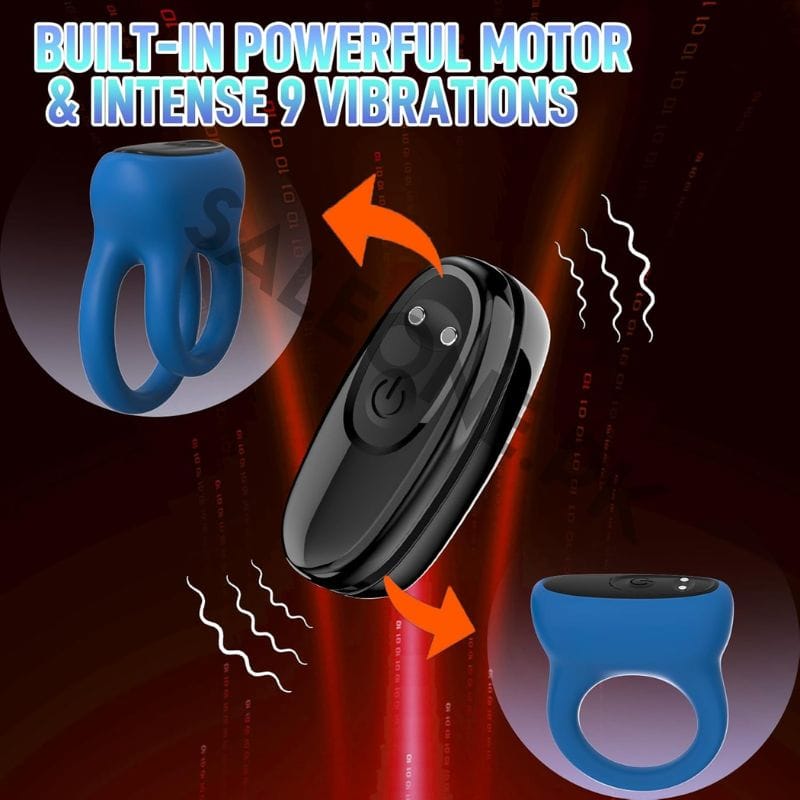 Multi-Functional 6-in-1 Vibrating Cock Ring In Pakistan