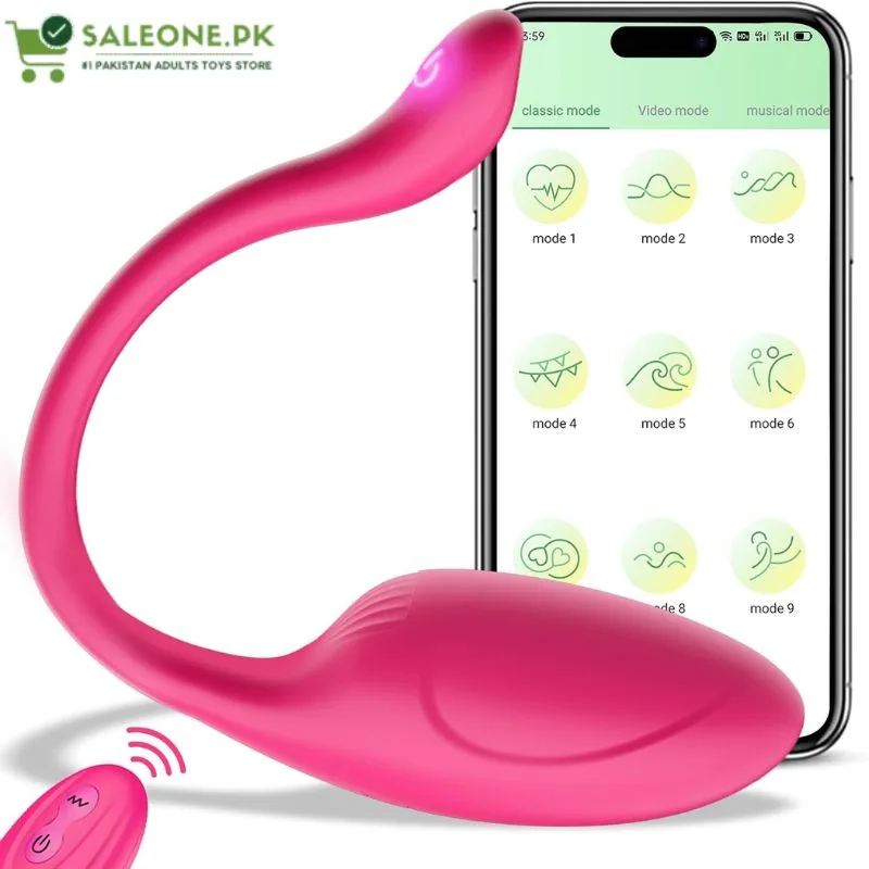 Pink Fun Long Distance Panty Vibrator | App & Remote Control