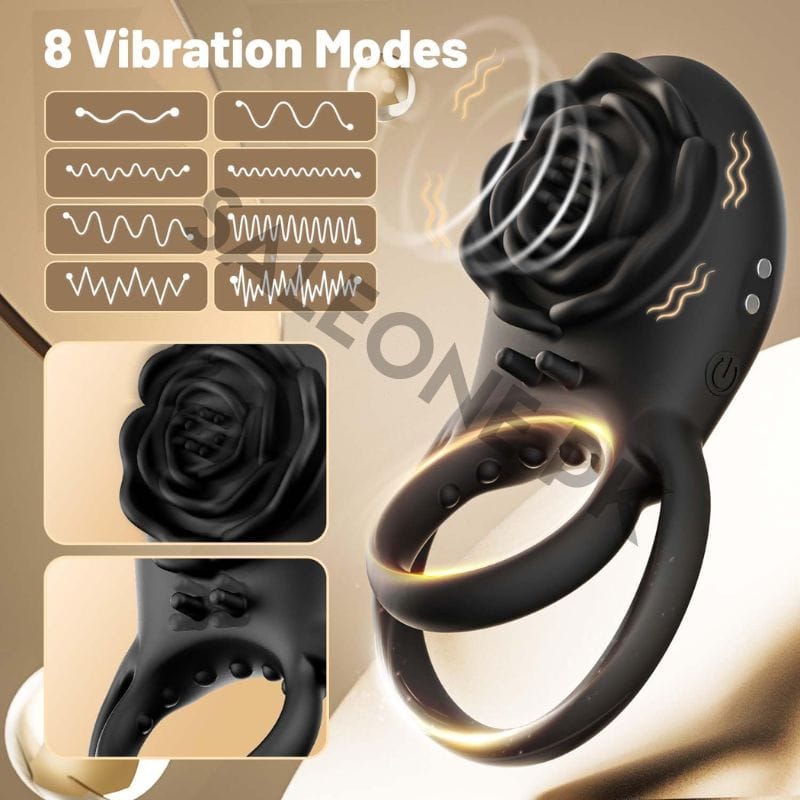 Luyunsa Rose Clitoral Vibrating Cock Ring | Couples Sex Toy