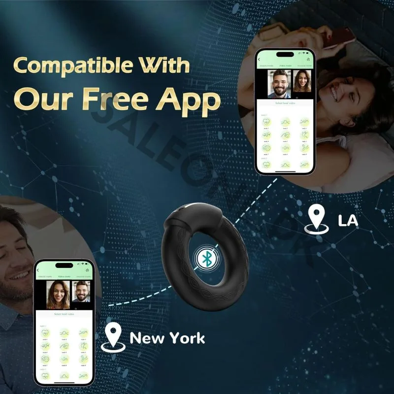 Luxonia App-Control Vibrating Cock Ring In Pakistan
