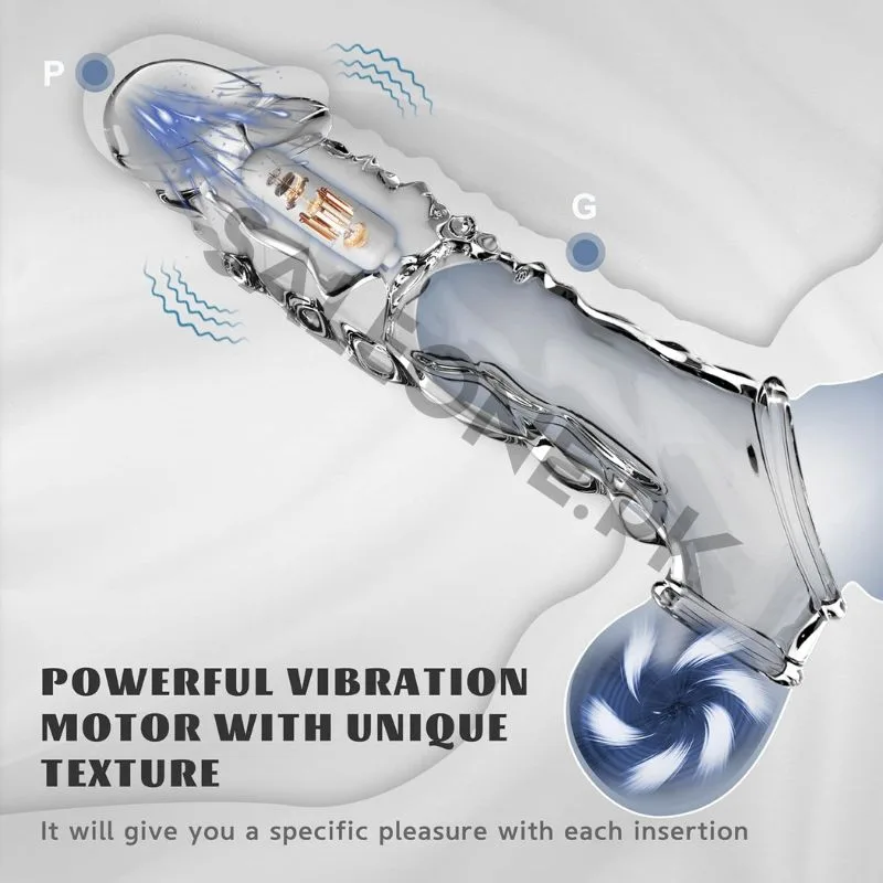 3.6 Inch Clear Reusable Penis Sleeve In Pakistan | Sex Toys