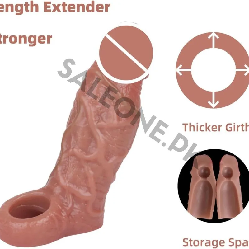 GlenForte 6.7 Inch Realistic Silicone Penis Extender
