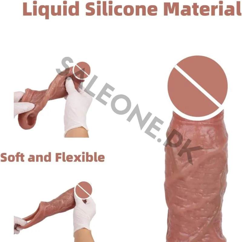 GlenForte 6.7 Inch Realistic Silicone Penis Extender