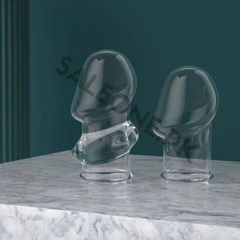 2-Pcs Soft Stretch Cock Girth Enhancer Sleeve In Pakistan