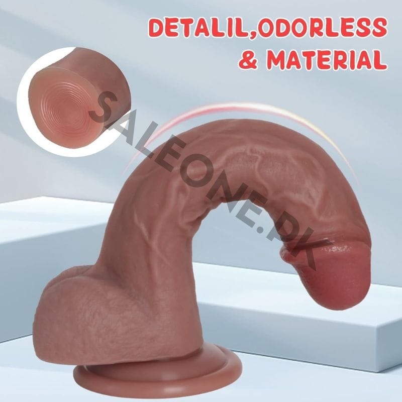7.8 Inch Silicone Realistic Dildo | Suction Cup