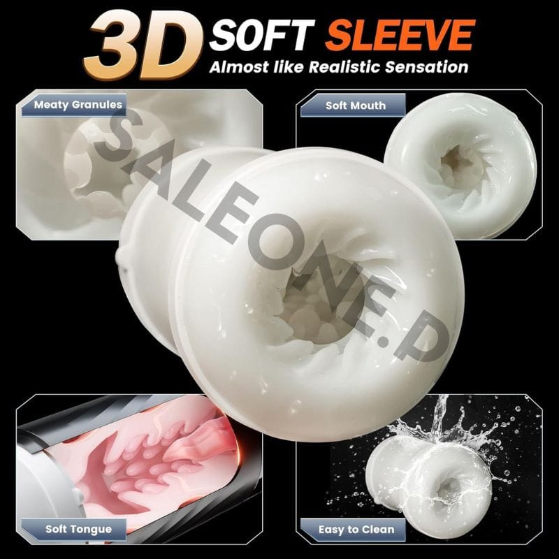 Sky Power Heating Male Masturbator Pump | 5-in-1