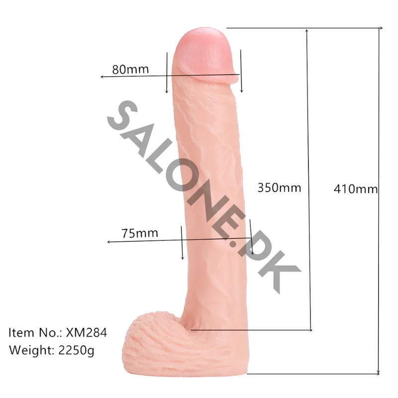 16.14" Inch Giant Realistic Silicone Cock Dildo