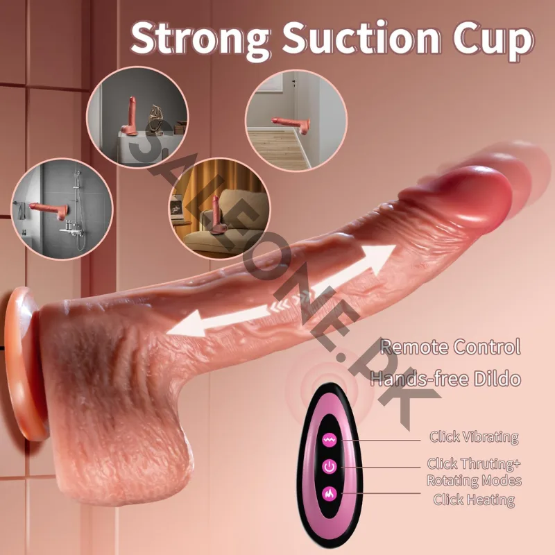 6in1 Penis Thrusting Dildo Vibrator