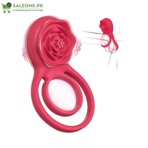 Vibrating Cock Ring With Rose