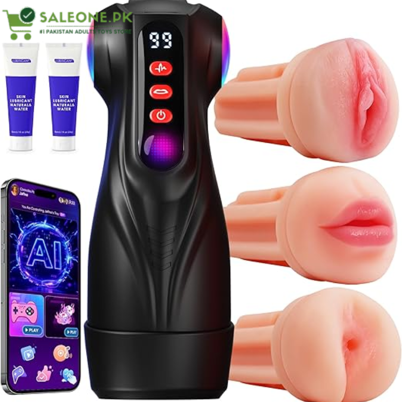 Uoffile 3 Sleeves AI Sync Pocket Pussy | APP Male Masturbator Pakistan